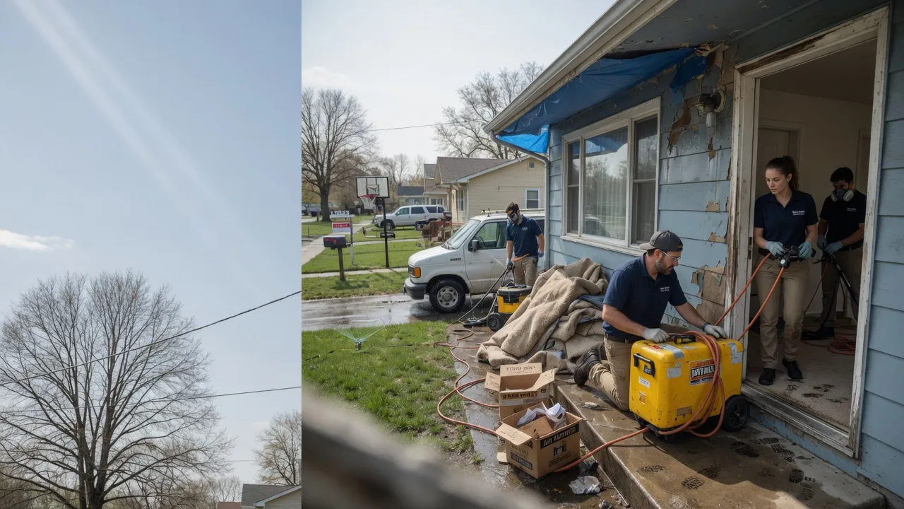 Basement Flood Cleanup in Seville, OH near me